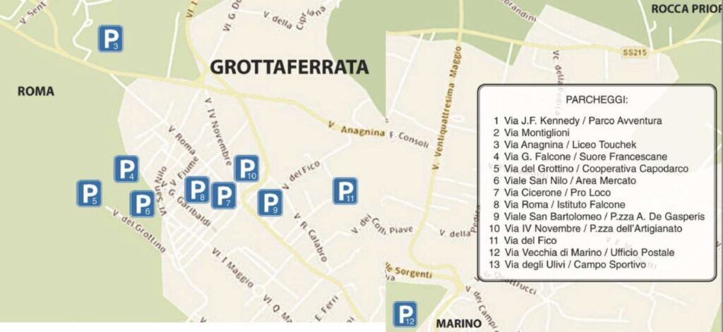 Parcheggi Fiera di Grottaferrata